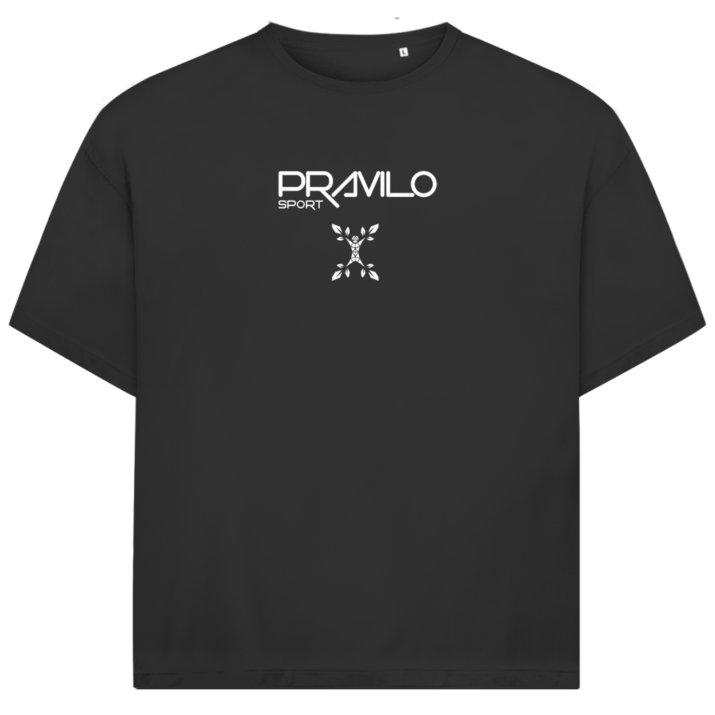 Jack and Jones Oversize T-Shirt Pravilo Sport Schwarz