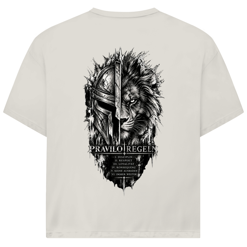 Jack and Jones Oversize T-Shirt Pravilo Sport Schwarz