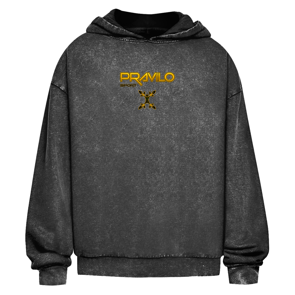Oversize Washed Hoodie Pravilo Bär