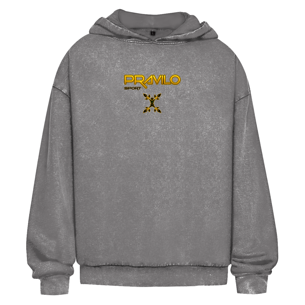 Oversize Washed Hoodie Pravilo Bär