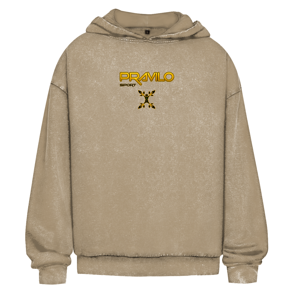 Oversize Washed Hoodie Pravilo Bär