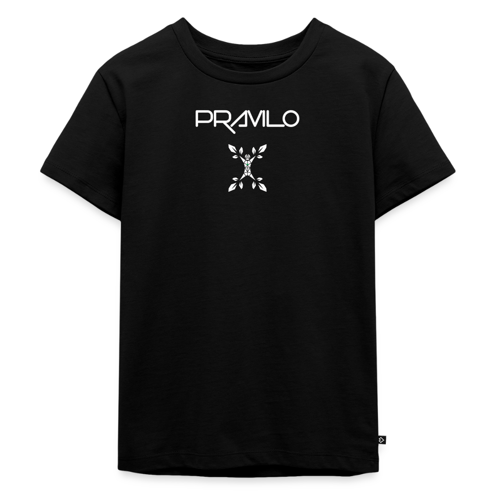 Kinder Premium T-Shirt Boxschule - Schwarz