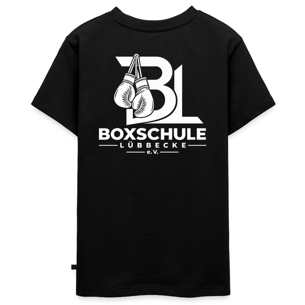 Teenager Premium T-Shirt Boxschule - Schwarz