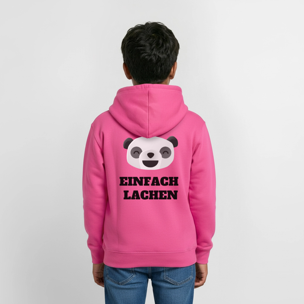 Teenager Hoodie Einfach Lachen - Pink