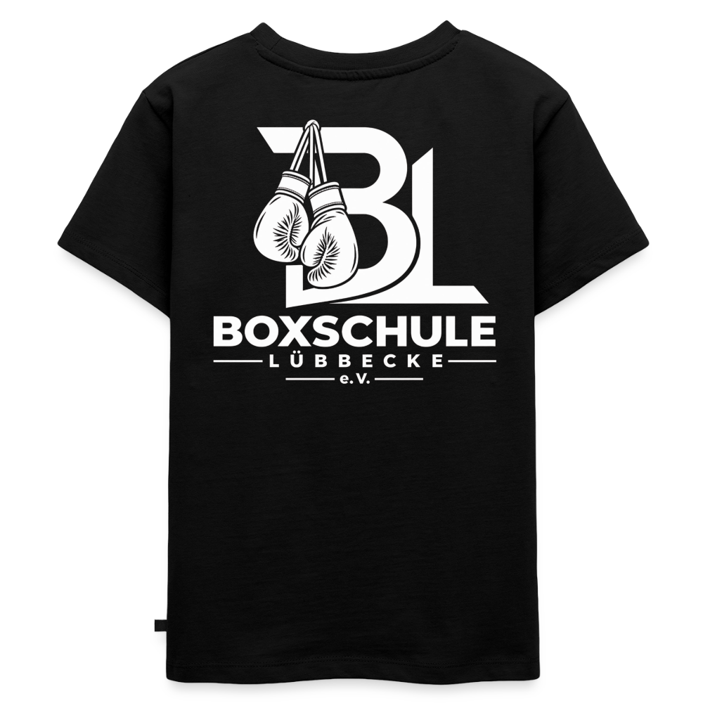 Kinder Premium T-Shirt Boxschule - Schwarz