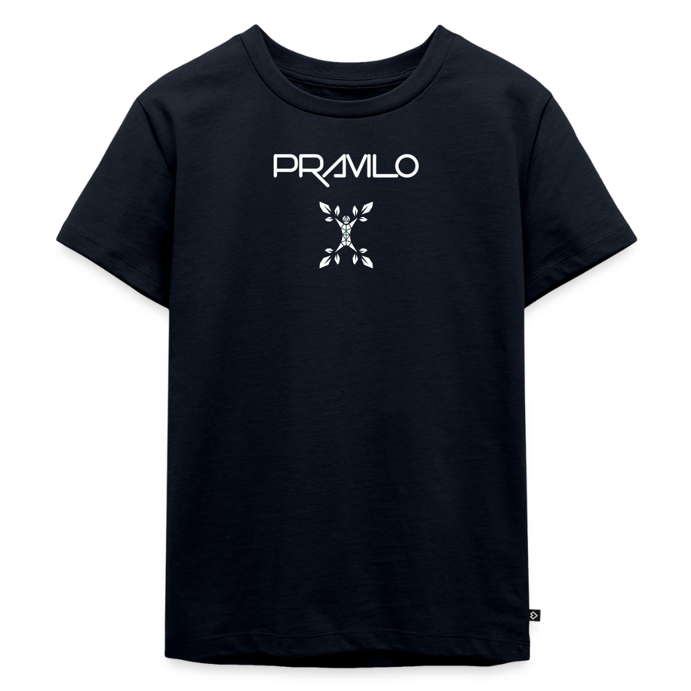 Kinder Premium T-Shirt Boxschule - Navy