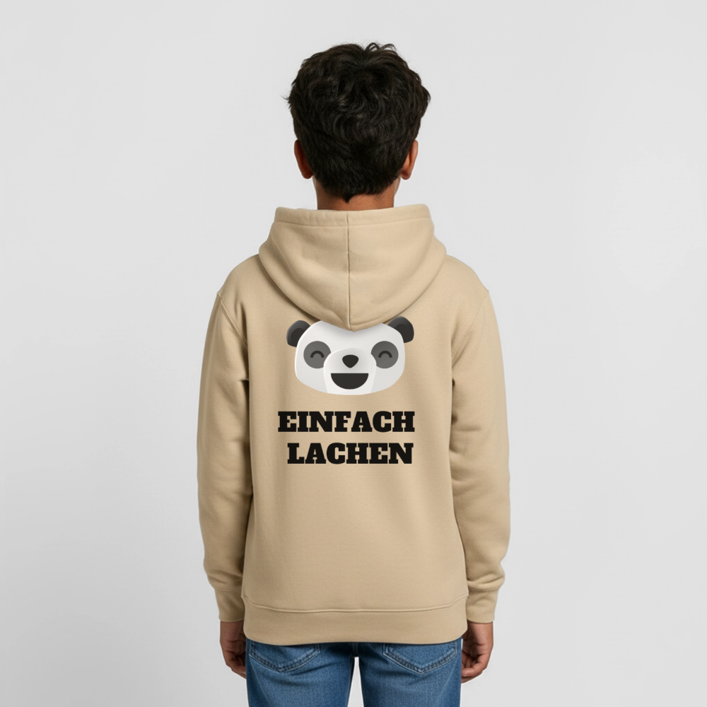 Teenager Hoodie Einfach Lachen - Sand