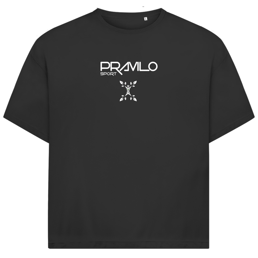 Jack and Jones Oversize T-Shirt Pravilo Sport Schwarz