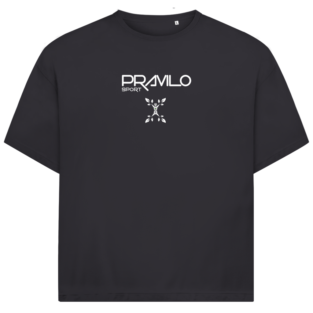 Jack and Jones Oversize T-Shirt Pravilo Sport Schwarz