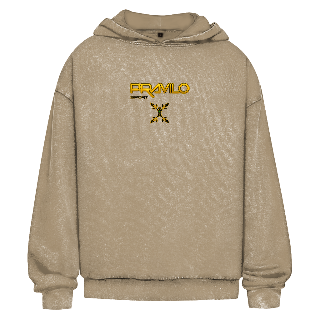 Oversize Washed Hoodie Pravilo 1984