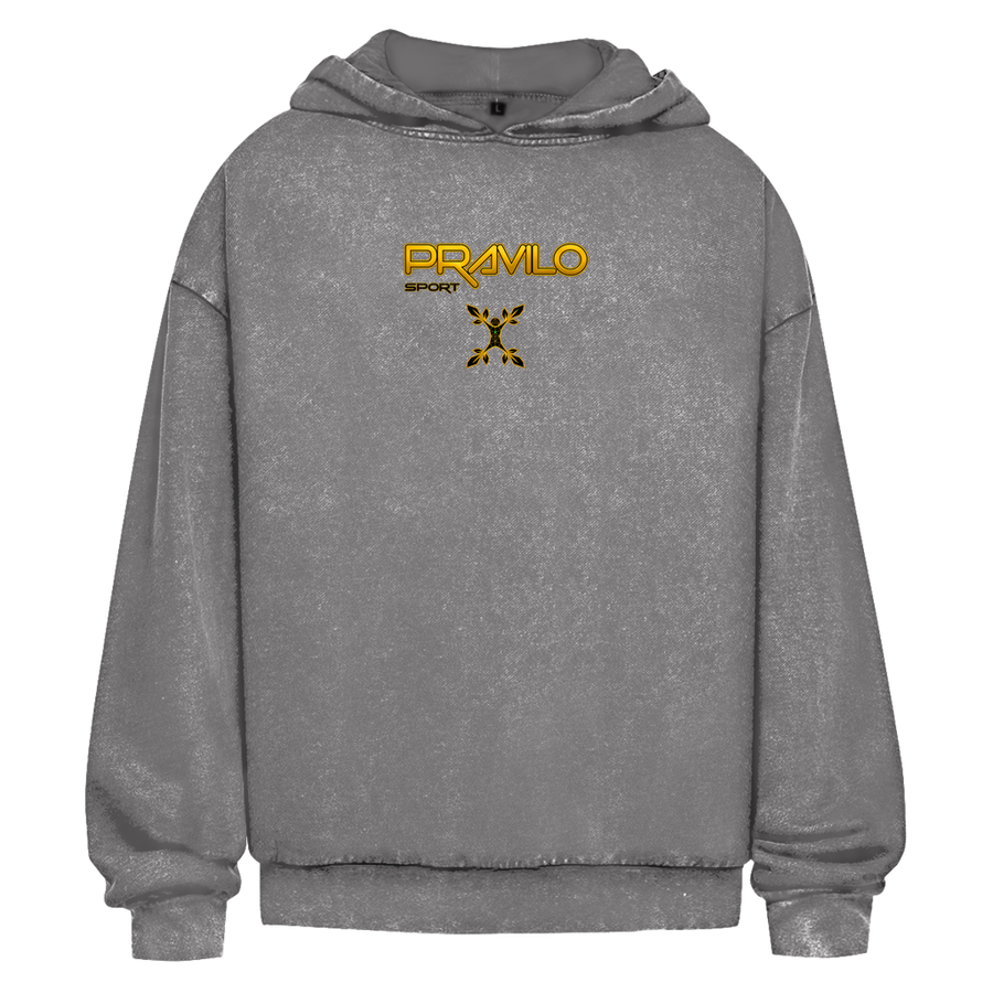 Oversize Washed Hoodie Pravilo Bär