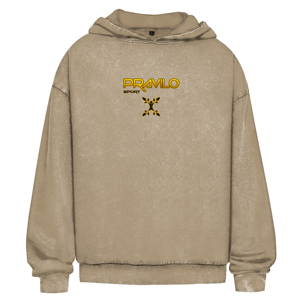 Oversize Washed Hoodie Pravilo Disziplin