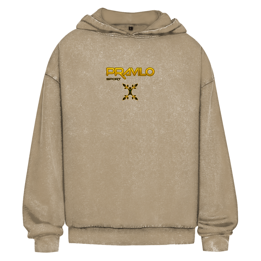 Oversize Washed Hoodie Pravilo Disziplin