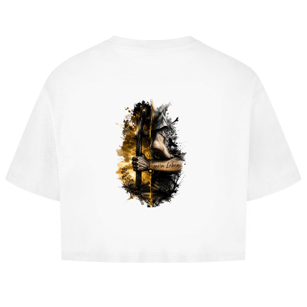 Damen Oversize Crop Top Pravilo