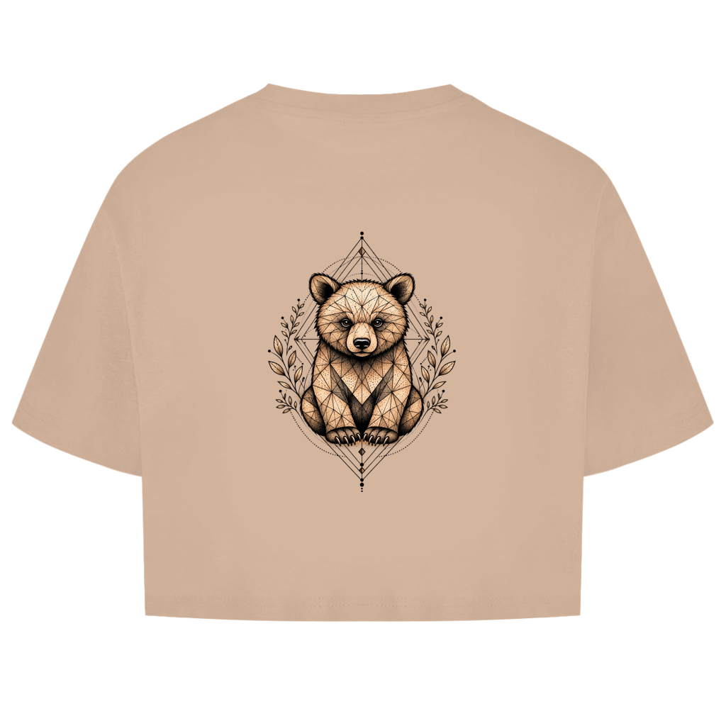 Damen Oversize Crop Top Pravilo