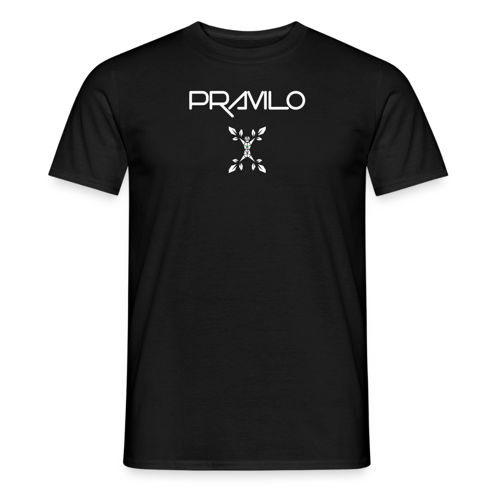 Männer T-Shirt Boxschule - Schwarz