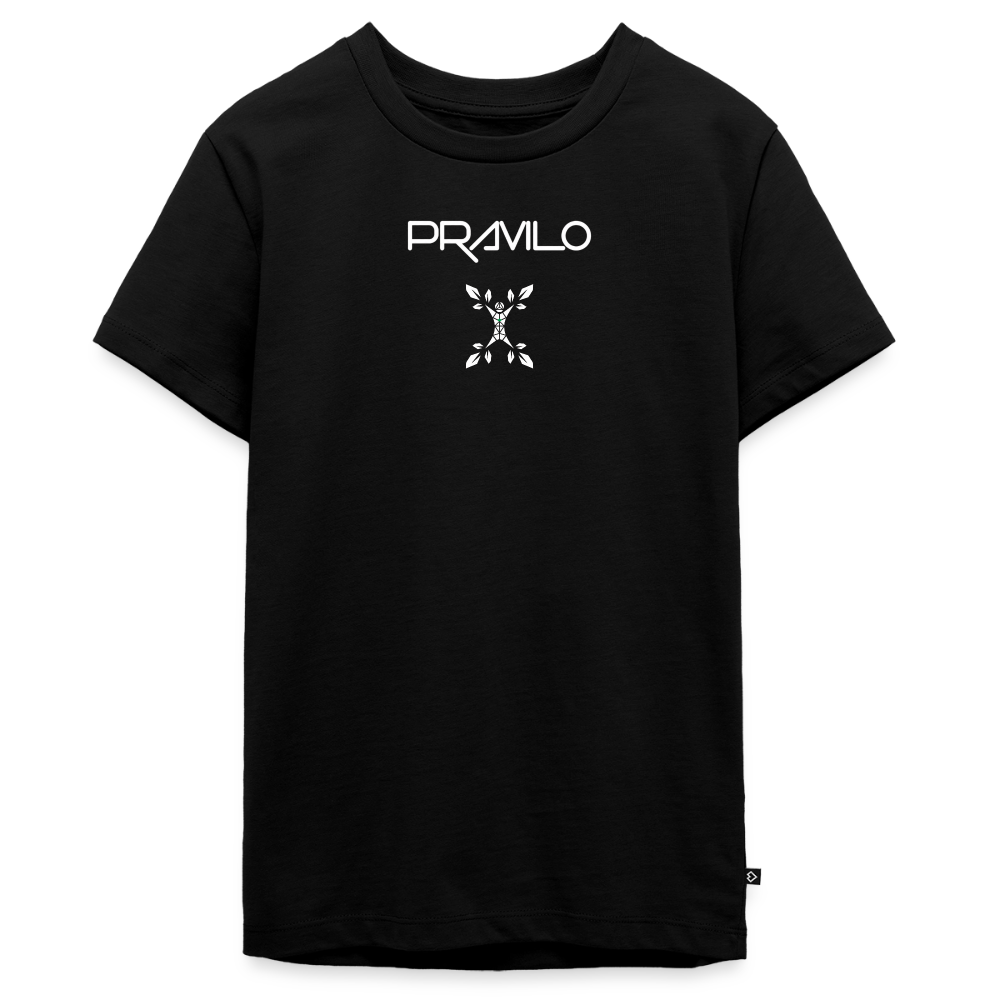 Teenager Premium T-Shirt Boxschule - Schwarz