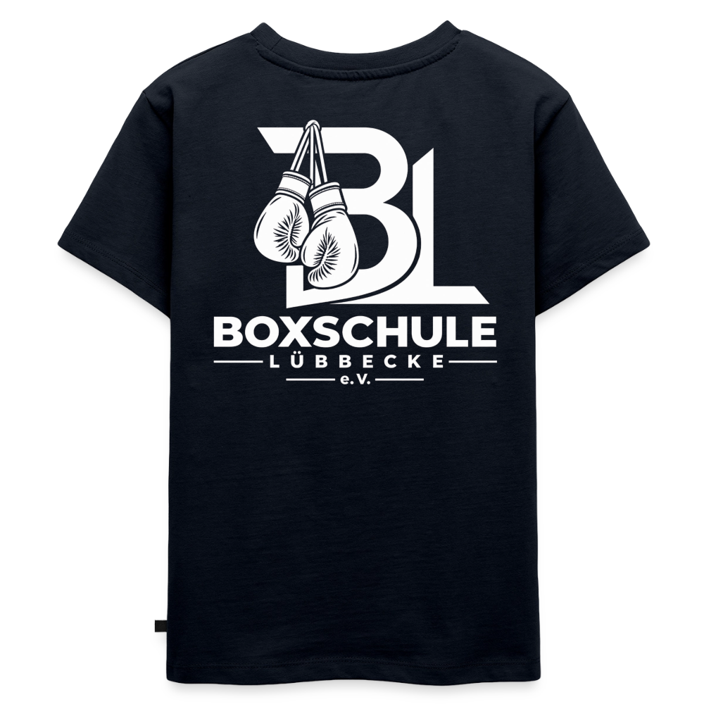 Kinder Premium T-Shirt Boxschule - Navy