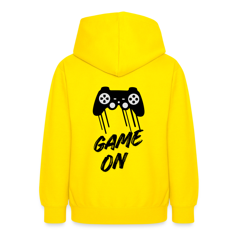 Teenager Hoodie Game On - Gelb